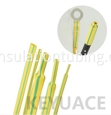 yellow heat shrink sleeve for earth wire